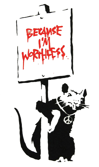 Banksy worthless rat.jpg